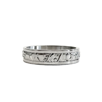 991910004-KEMIINGENJÖR KI-5mm-18K vitt guld